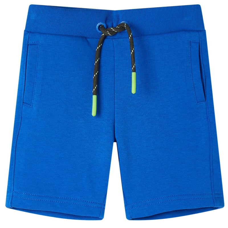 Afbeelding laden in galerijviewer, Vidaxl kindershort met trekkoord 140 blauw
