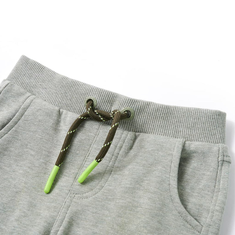 Load image into Gallery viewer, VidaXL Kinderjoggingbroek 140 lichtkaki
