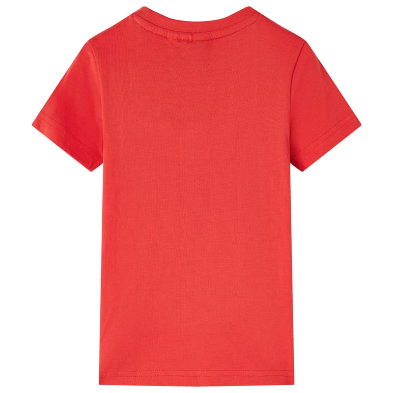 Afbeelding laden in galerijviewer, VidaXL Kindershirt 116 rood
