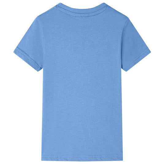Vidaxl kindershirt 140 middelblauw