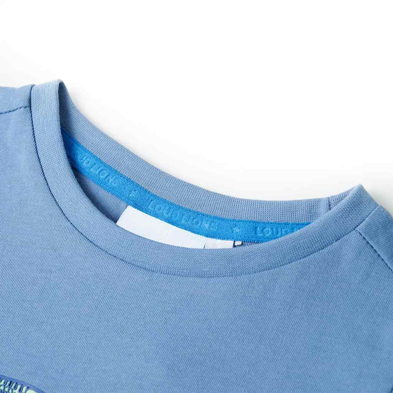 Chargez l'image dans la visionneuse de la galerie, Vidaxl kindershirt 140 middelblauw
