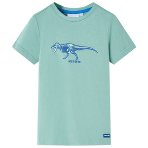 Vidaxl kindershirt 116 lichtkakikleurig