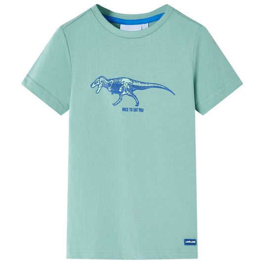Vidaxl kindershirt 140 lichtkakikleurig