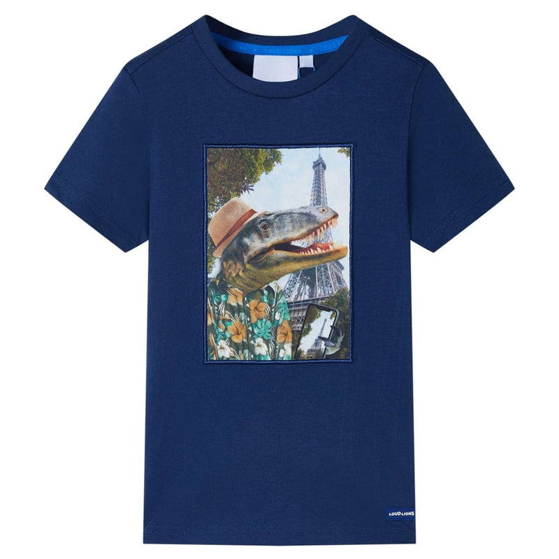 Load image into Gallery viewer, VidaXL Kindershirt 92 donkerblauw
