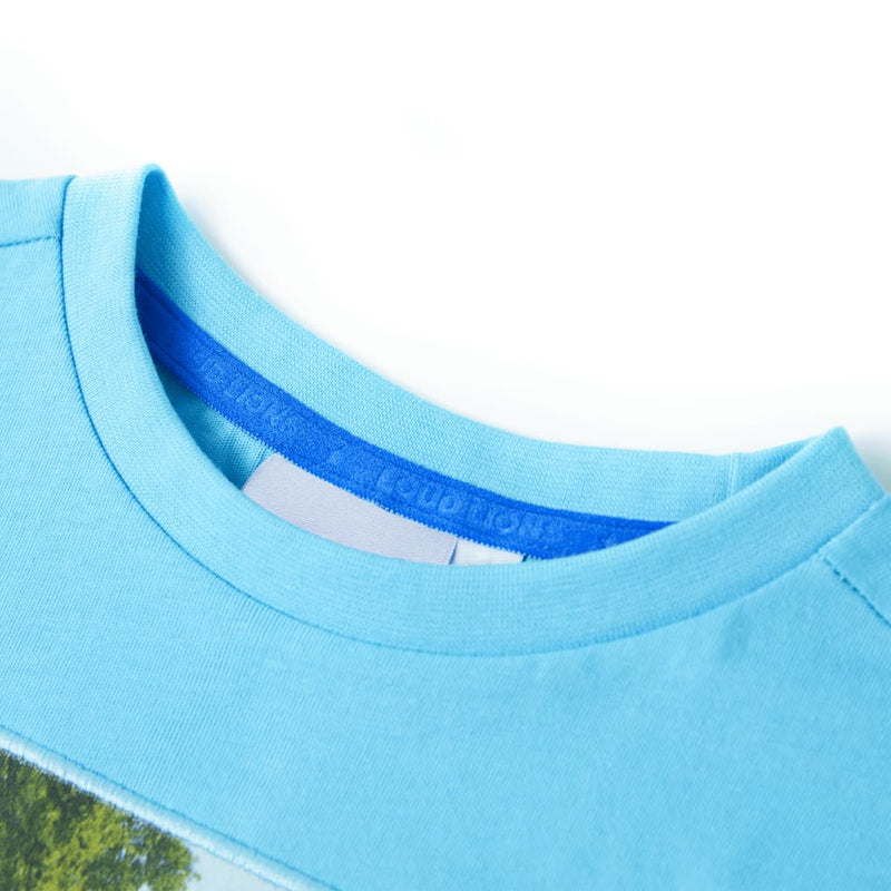 Load image into Gallery viewer, VidaXL Kindershirt 128 zeeblauw
