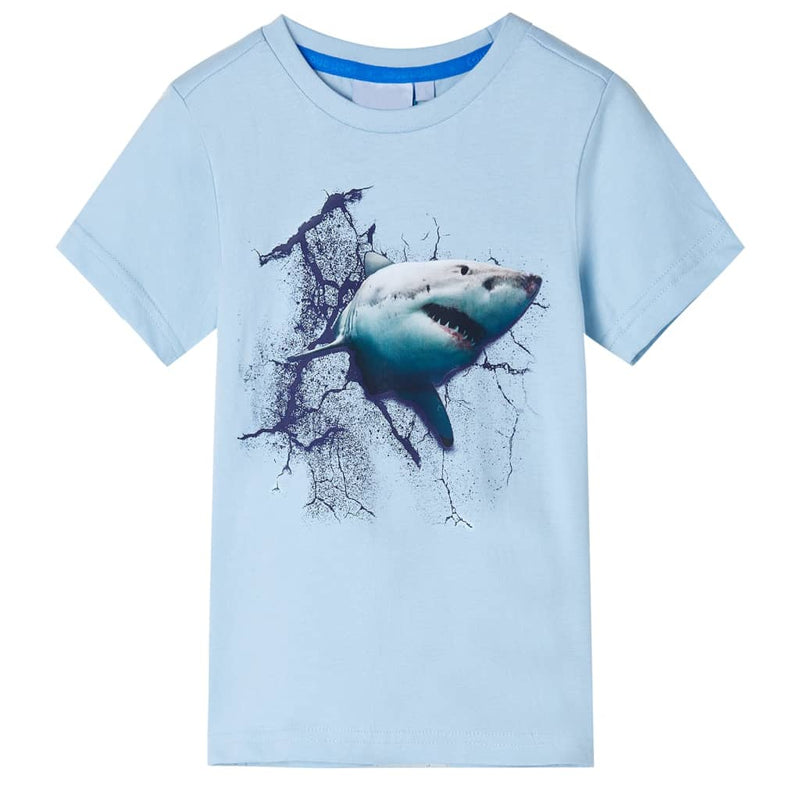 ギャラリービューアに画像をロードする, VidaXL Kindershirt 140 lichtblauw
