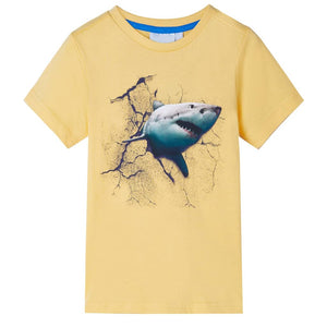 VidaXL Kindershirt 128 geel
