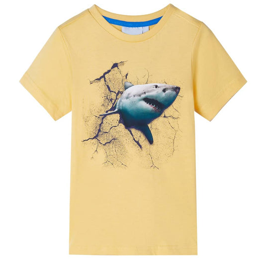 VidaXL Kindershirt 128 geel