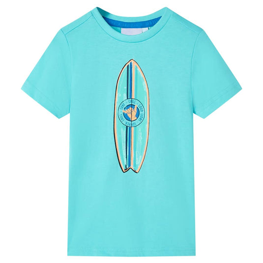 Vidaxl kindershirt met korte mouwen 116 zeeblauw