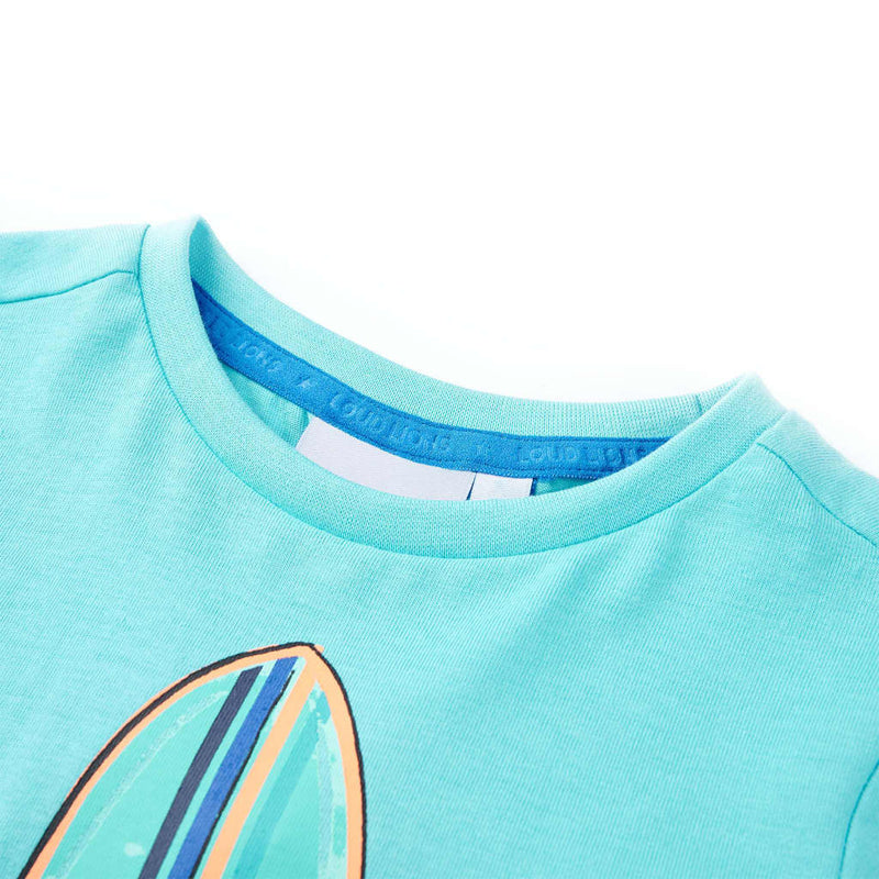 Load image into Gallery viewer, Vidaxl kindershirt met korte mouwen 116 zeeblauw
