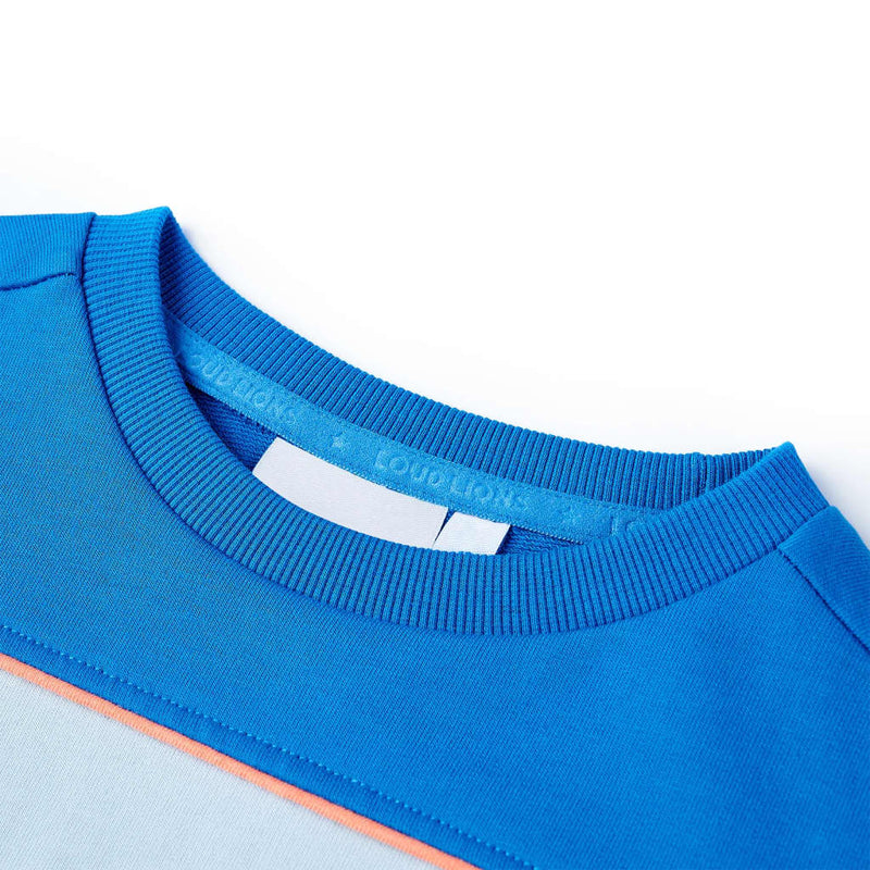 Load image into Gallery viewer, VidaXL Kindertrui 92 felblauw en lichtblauw
