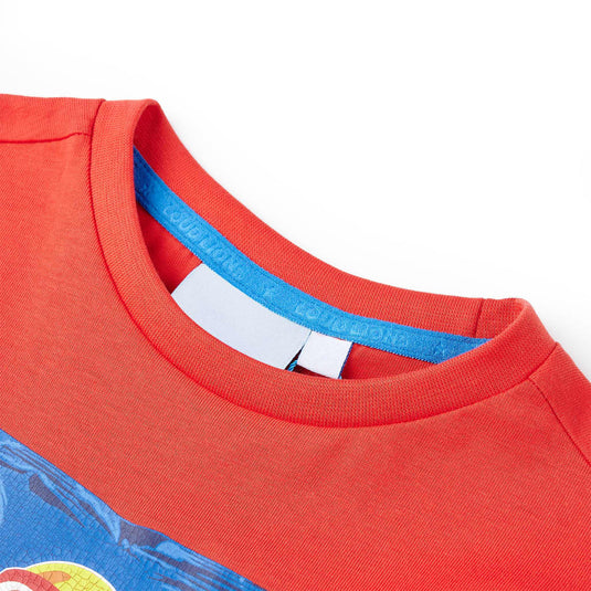 Vidaxl kindershirt met korte mouwen 140 rood