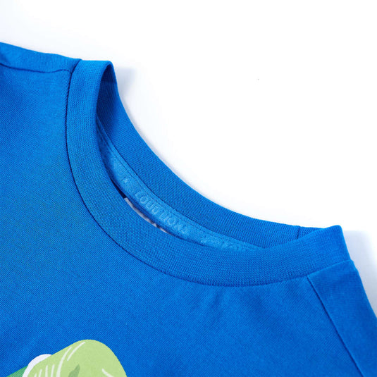 Vidaxl kindershirt 116 felblauw