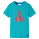 Vidaxl kindershirt met korte mouwen 128 donkermintkleurig