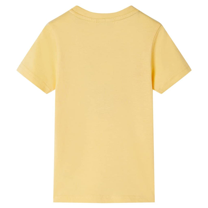 Load image into Gallery viewer, VidaXL Kindershirt met korte mouwen 92 geel
