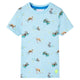 VidaXL Kindershirt 128 gemêleerd lichtblauw