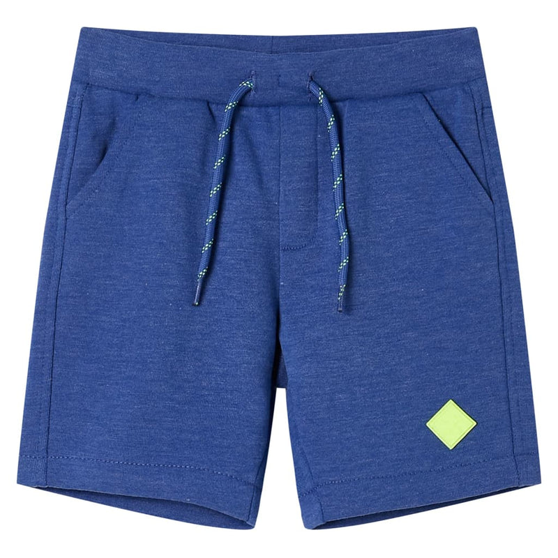 Load image into Gallery viewer, VidaXL Kindershorts met trekkoord 104 gemêleerd blauw
