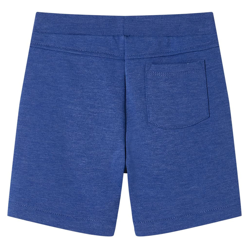 Load image into Gallery viewer, VidaXL Kindershorts met trekkoord 104 gemêleerd blauw
