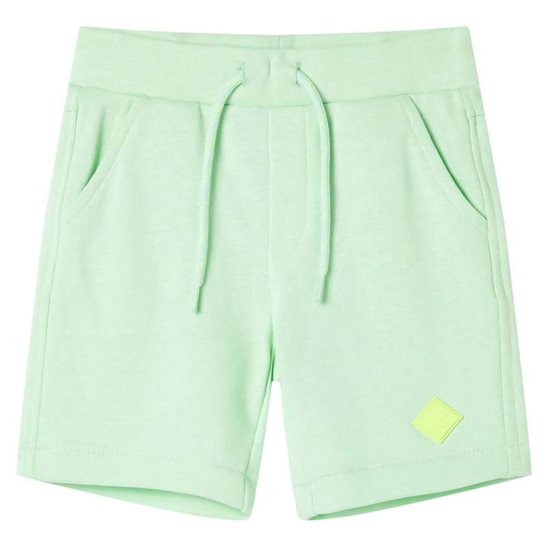 Load image into Gallery viewer, VidaXL Kindershorts met trekkoord 92 felgroen
