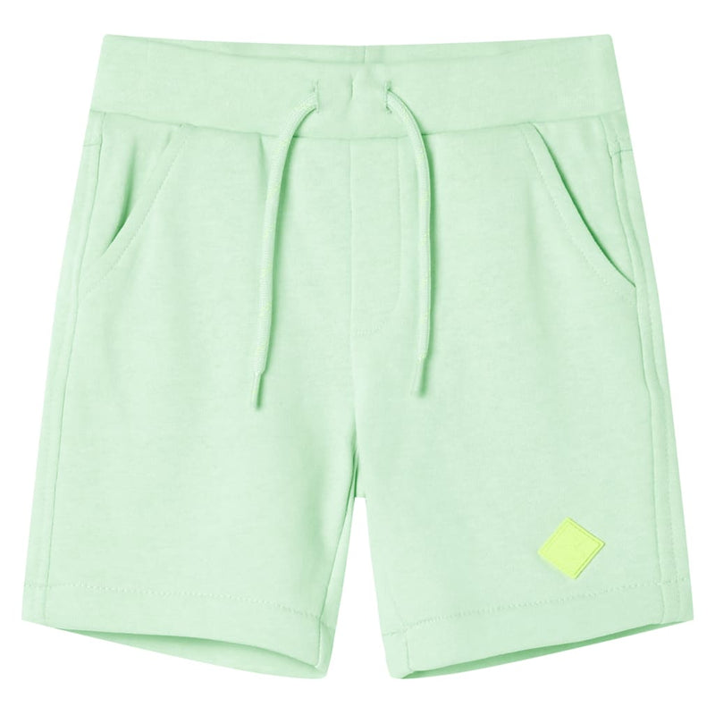 Load image into Gallery viewer, VidaXL Kindershorts met trekkoord 104 felgroen

