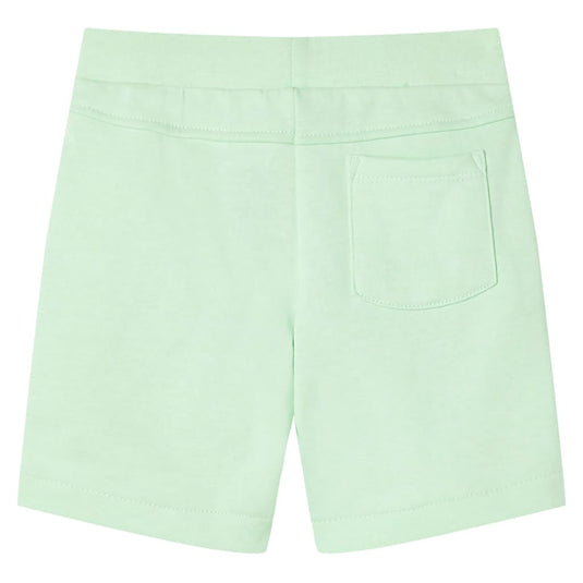 VidaXL Kindershorts met trekkoord 116 felgroen