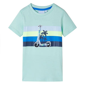 VidaXL Kindershirt 128 lichtmint