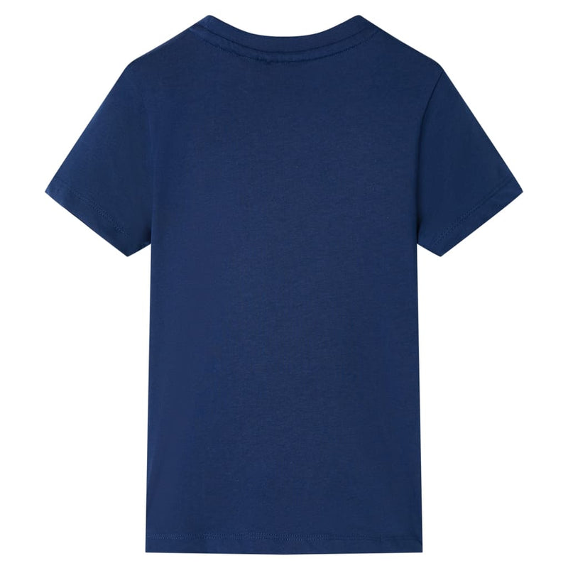 Load image into Gallery viewer, VidaXL Kindershirt met korte mouwen 92 donkerblauw

