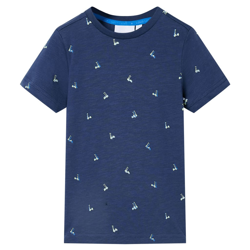 Load image into Gallery viewer, Vidaxl kindershirt 104 donkerblauw
