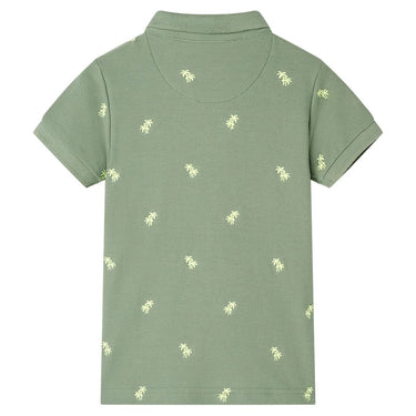 Vidaxl kinderpoloshirt 92 kakikleurig