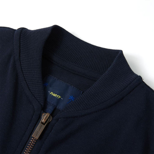 Vidaxl kindervest met rits 104 marineblauw