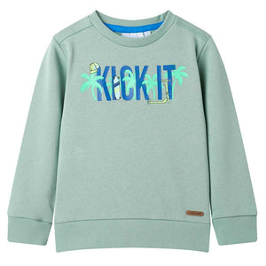 Vidaxl kindertrui 140 lichtkaki