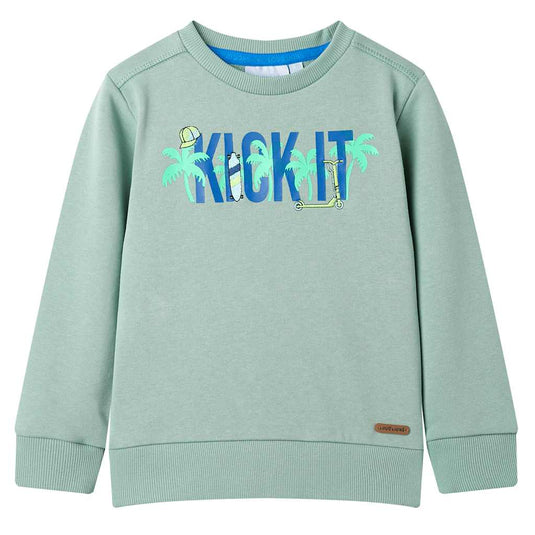 Vidaxl kindertrui 140 lichtkaki