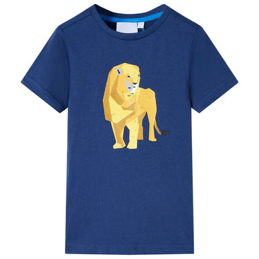 Vidaxl kindershirt 116 donkerblauw
