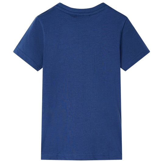 Vidaxl kindershirt 128 donkerblauw