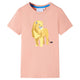 VidaXL Kindershirt 104 lichtoranje
