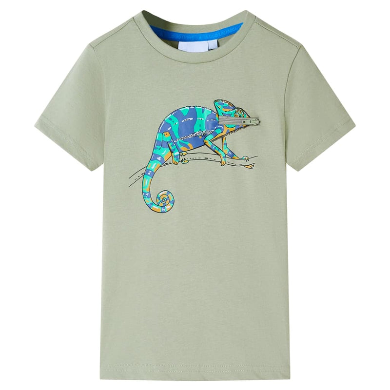 Load image into Gallery viewer, Vidaxl kindershirt met korte mouwen 92 lichtkakikleurig
