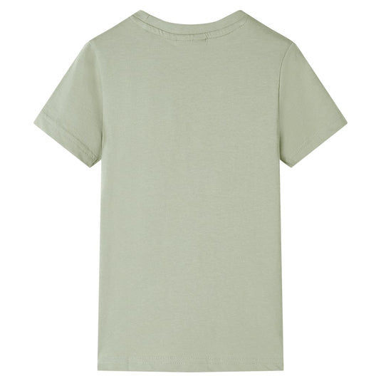 Vidaxl kindershirt met korte mouwen 128 lichtkakikleurig