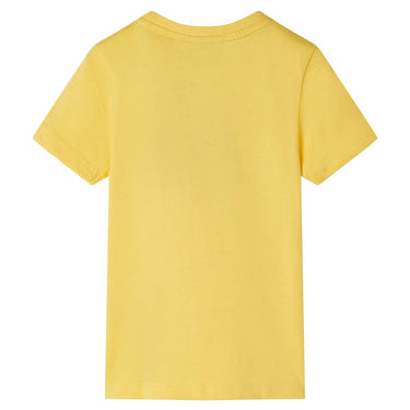 Vidaxl kindershirt met korte mouwen 128 lichtokerkleurig