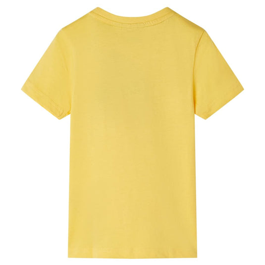 Vidaxl kindershirt met korte mouwen 140 lichtokerkleurig