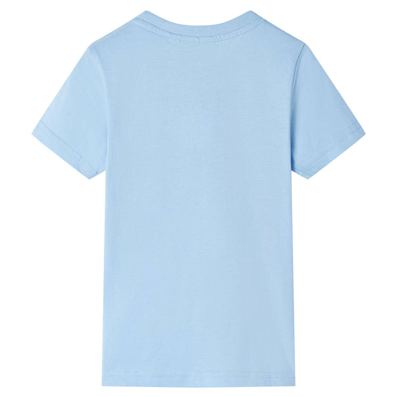 Load image into Gallery viewer, VidaXL Kindershirt met korte mouwen 92 lichtblauw
