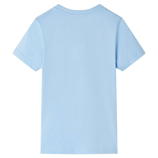 Vidaxl kindershirt met korte mouwen 104 lichtblauw
