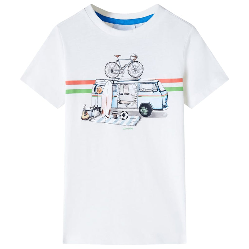 Chargez l'image dans la visionneuse de la galerie, VidaXL Kindershirt 116 ecru
