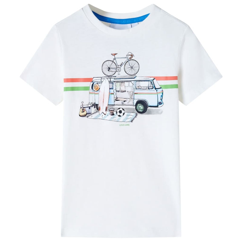 Chargez l'image dans la visionneuse de la galerie, VidaXL Kindershirt 128 ecru
