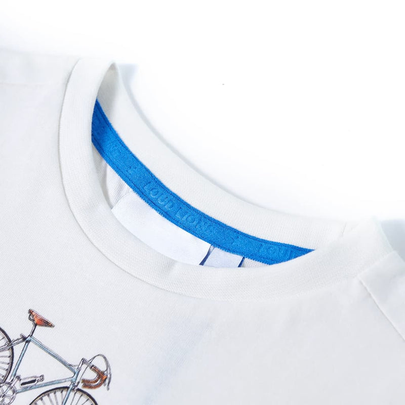Chargez l'image dans la visionneuse de la galerie, VidaXL Kindershirt 128 ecru
