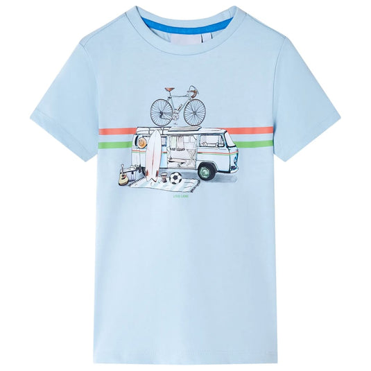 Vidaxl kindershirt 140 lichtblauw