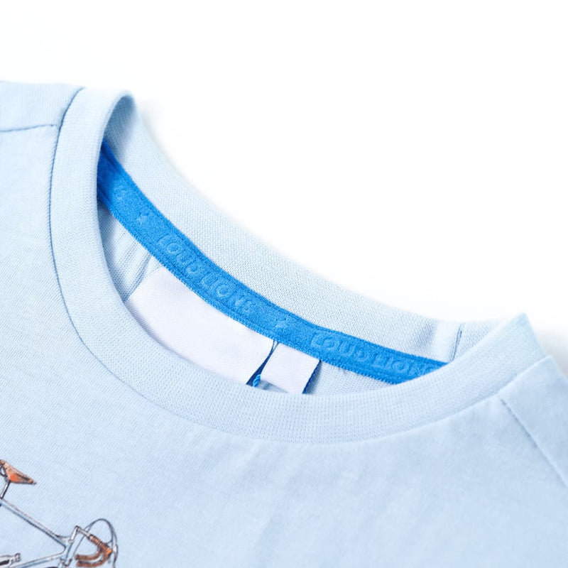 Chargez l'image dans la visionneuse de la galerie, Vidaxl kindershirt 140 lichtblauw
