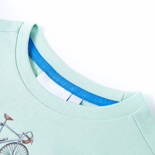 Vidaxl kindershirt 104 lichtmintkleurig