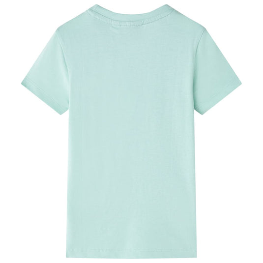 Vidaxl kindershirt 128 lichtmint