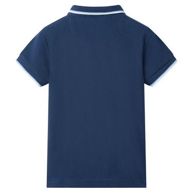Vidaxl kinderpoloshirt 92 donkerblauw