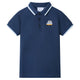 VidaXL Kinderpoloshirt 140 donkerblauw